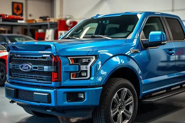 Truck custom paint job